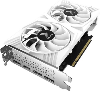 PNY GeForce RTX 4060 XLR8 Gaming Verto Overclocked White Edition